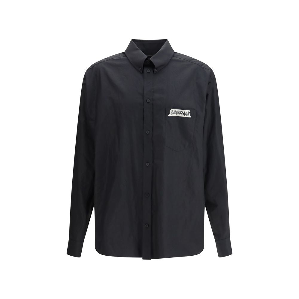 Balenciaga Black Cotton Shirt